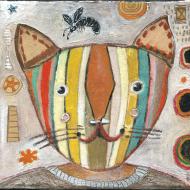 Jill Mayberg: Penny's Striped Head