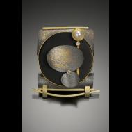 Beth Solomon: Matte  Black Jade Pin