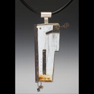 Caroline Viene: Neckpiece: Repurposed Steel Series