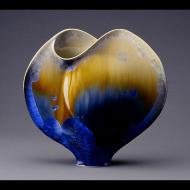 Ginny Conrow: Sunset envelope vase