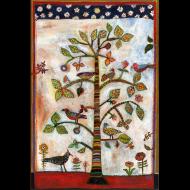Jill Mayberg: Striped Tree Painting