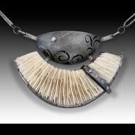 Janine DeCresenzo: Crescent Coral Elemental Necklace