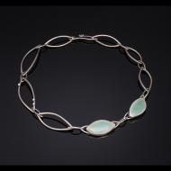 Carol Greiwe: leaf necklace