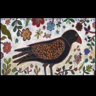 Jill Mayberg: Blackbird Red Beak