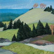 Ann Munson: Proposal Rock, Right(triptych)