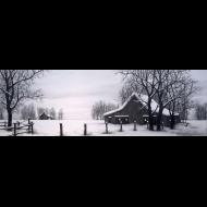 Christopher Brown: Snowy barn