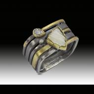 Janine DeCresenzo: Coral and Diamond Ring