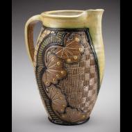 Ginger Steele: Pitcher with Cotton Imagery