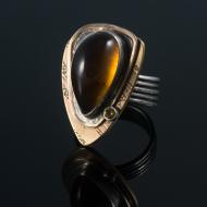 ashley heitzman: Amber Statement Ring