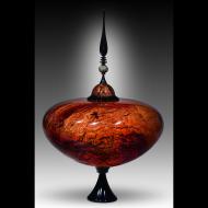 matthew hatala: dyed black ash burl
