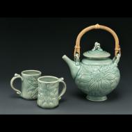 Linda Heisserman: Sunflower teapot 2 cups