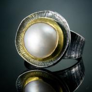 Ashley Heitzman: 19 Mabe Pearl Arc Ring