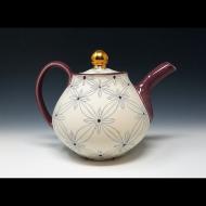 Matt Conlon: Teapot with Quad Flower Design