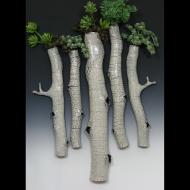 Erin Pietsch: wall vase cluster