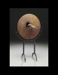 Virginia McKinney: Round Disk with Bird