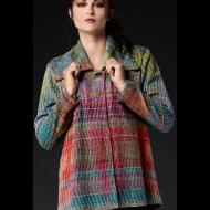 Kathy Hutchinson: Anna jacket with ikat dyed warp