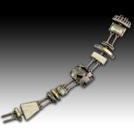 Janine DeCresenzo: Wrist Units with Vintage Coral and Green Amethyst