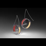 Hilary Hachey: Spinning Wheel Earring