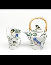 Autumn Higgins: Birds tea set