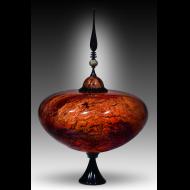 Matthew Hatala: dyed black ash burl