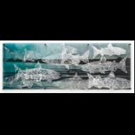 Ryan McAbery: Salmon Run (Topographic & Bathymetric Columbia River Map)