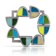 Michele Friedman: Arch Square Brooch