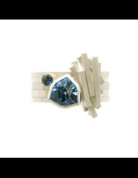 Katzie Hughes: Ring Stack with Sapphire