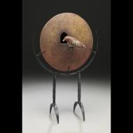 Virginia McKinney: Round Disk with Bird