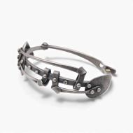 Anton Yakushev: Tree Series Stainless Steel Bracelet with a Clasp