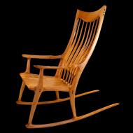 David Hentzel: Curly maple rocker