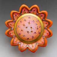 Jay and Janet O'Rourke: Sunflower Brooch