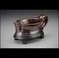 Charles Piatt: Gravy boat blk/brn