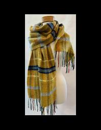 Julie Simpson: Sunflower Alpaca Striped  Scarf