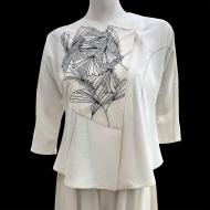 Billie Barthelemy: Fishtail Palms Jacket and skirt