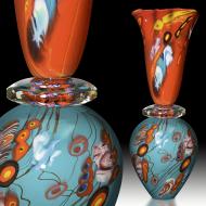 Steve Palmer: Orange and Turquoise Sculpture